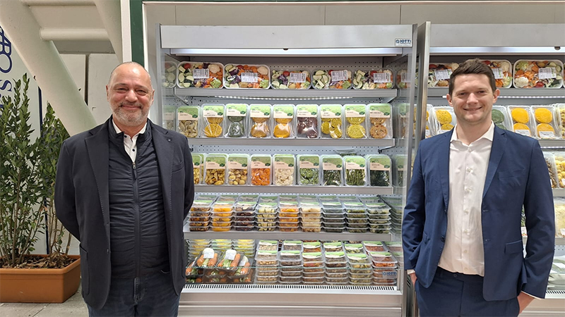 Da sinistra: Domenico Montanaro, Responsabile Commerciale Ortonuovo e Andrea Scamperle, General Manager Ortonuovo